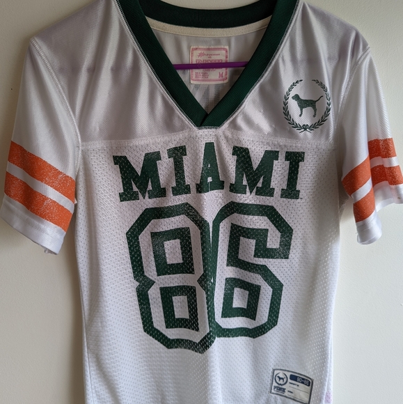 PINK Miami jersey. Size medium. Victoria secret. White. - Picture 1 of 4